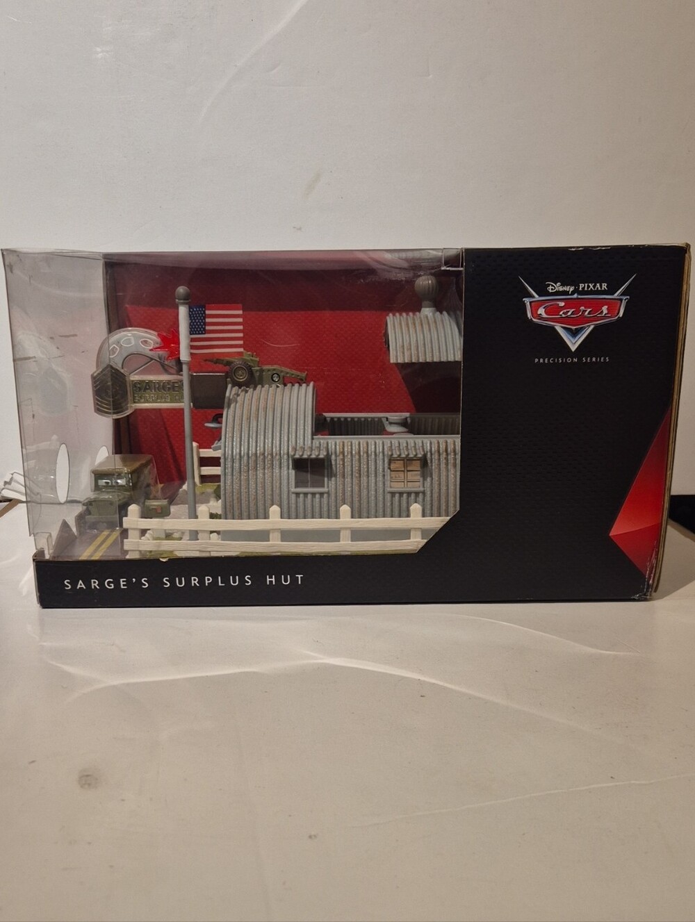 Disney Pixar Cars Precision Series Sarge's Surplus Hut Playset